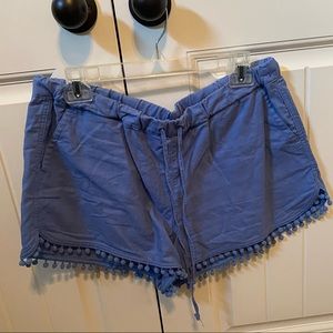 J. Crew Factory Pom Pom shorts